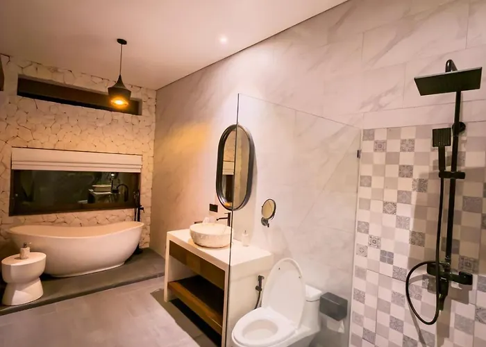 Villa Private With Pool, Bathtub, Rice Field & Jungle Views