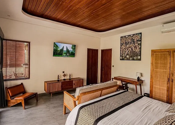 Villa Private With Pool, Bathtub, Rice Field & Jungle Views *