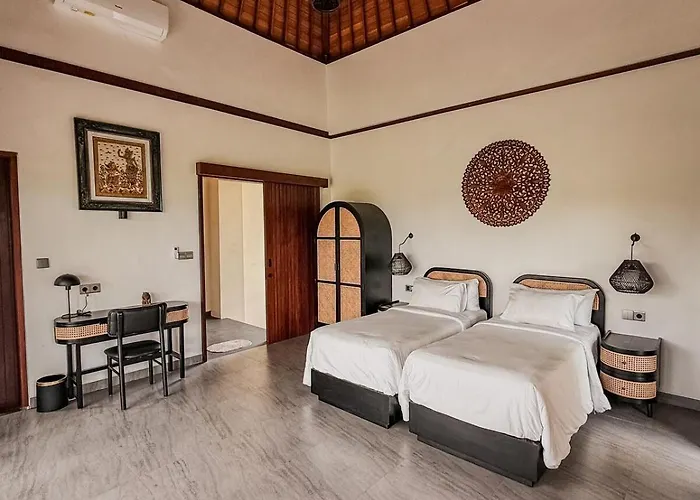 Villa Private With Pool, Bathtub, Rice Field & Jungle Views